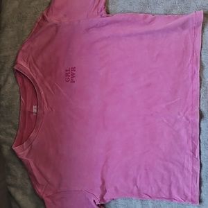 Grl pwr crop tee